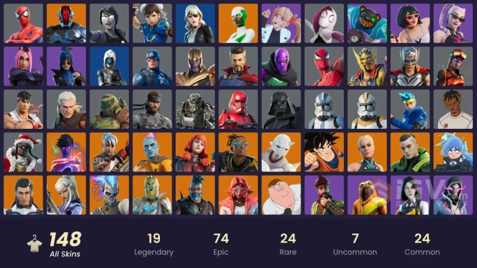 [ALL PLATFORMS]-148 SKIN-80K VB SPEND-Hacivat OG-Chun-Li og-DRAGON BALLS-Ryu-Spider-Man Zero-Captain America-Ninja--FULL ACCESS-