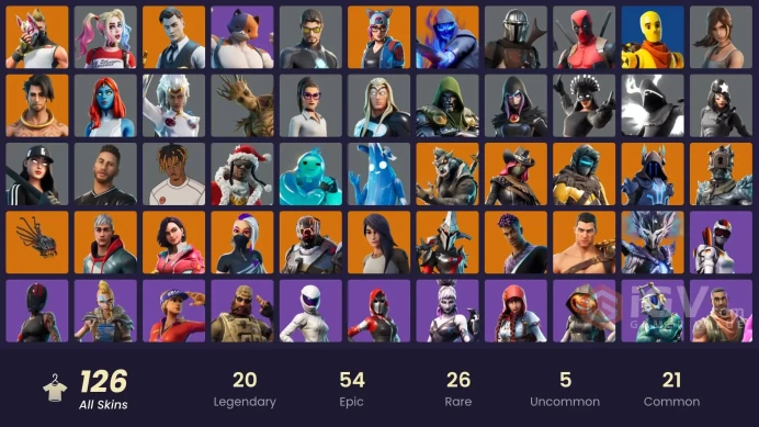 [PC/PSN/XBOX/NINTENDO] 126 skins | Gold Brutus | Gold Midas | Rust Bucket | Sigil of the Alliance War | Leviathan Axemsh1278