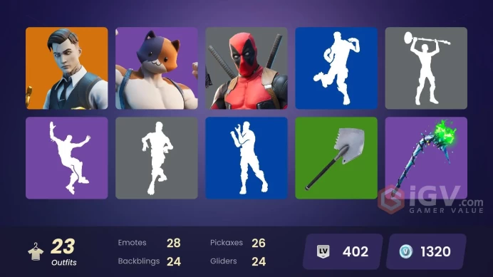 [ALL PLATFORMS]Merry Mint AxE | Gold Brutus | Gold MeowsCles | Gold Midas | Fade | Gear Specialist Maya | FULL ACCESS