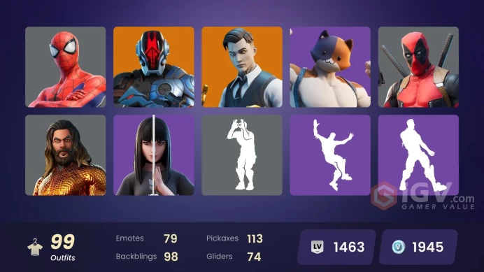 [PC/XBOX/NINTENDO] 99 skins | OG STW | Aura | Candy Axe | Harley Hitter | Star Wand | Get Griddy | Brite Bomber | Ice Breaker ZAK254