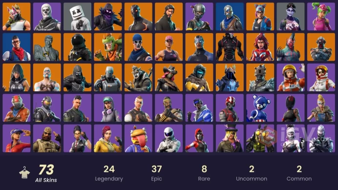 [PC/PSN/XBOX] 72 skins | The Reaper | Blue Squire | Royale Knight | Elite Agent | Blue Team Leader | Omega|Take The L|Floss|Hot Marat|Warpaint