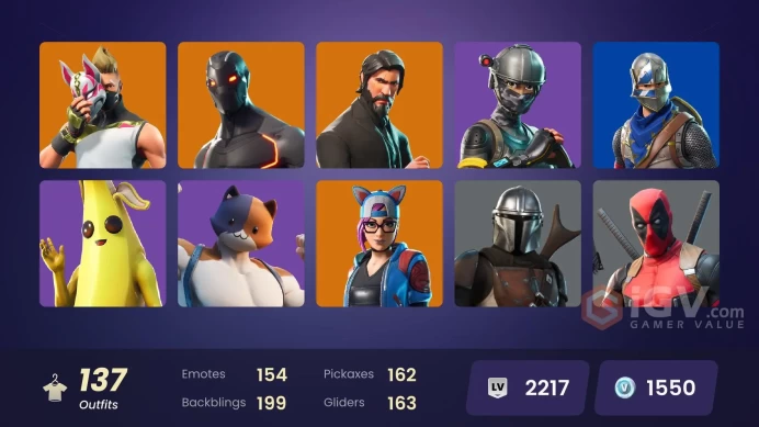[ALL PLATFORMS]-137 SKIN-The Reaper-Elite Agent-Blue Squire-Omega-Drift-Take The L-FULL ACCESS-