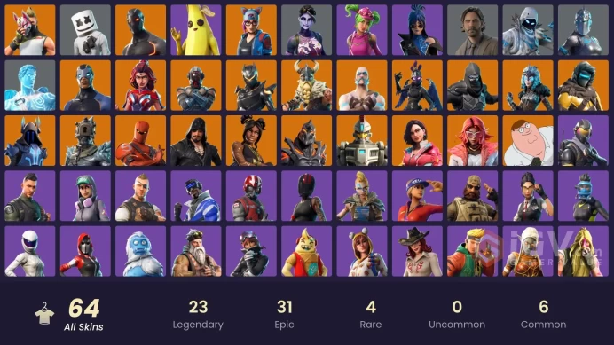 [ALL PLATFORMS] -64 SKIN-Omega OG-Ravage-Oblivion-Magnus-Valkyrie-Marshmello-Alan Wake-FULL ACCESS-LIFE TIME WARRANTY