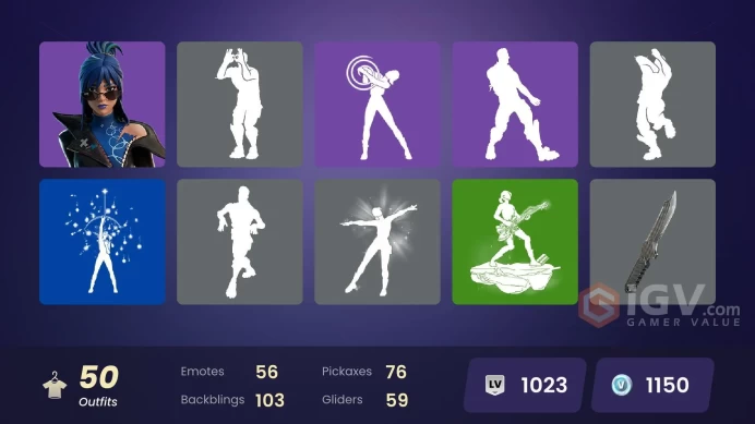 PC,PSN,XBOX 50 SKINS FA - COBALT SNOWFOOT - MJ - JUICE WRLD - GWENPOOL - BRITE RAIDER RK185