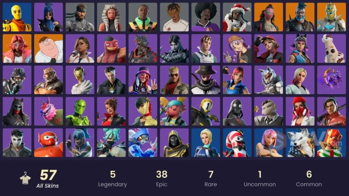 [ALL PLATFORMS] 57 Skins | Peter Griffin | Kado Thorne | Valeria | Spectra Knight | Omegarok | AHSOKA Tano | FULL ACCESS-LIFE TIME WARRANTY