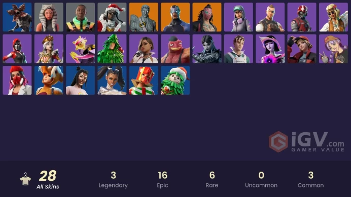 [ALL PLATFORM]-28 SKIN-Demogorgon OG-Slumber-Love Ranger-Khaby Lame-Dreamflower-FULL ACCESS/LIFE TIME WARRANTY