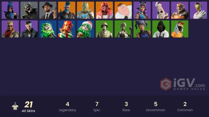 [PC/XBOX/NINTENDO] 21 skins | Burning Ambition Valeria | Harbinger Armor Omegarok | Spectra Knight | Peter Griffin |  250 VB   ZAK561 