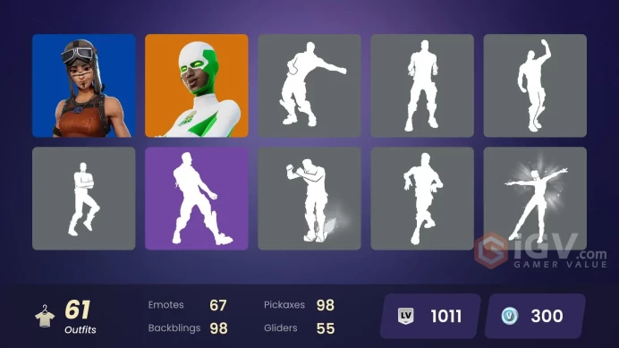 [ALL PLATFORMS]-61 SKIN-Renegade Raider-Jawbreaker-Tilted Trooper-Iridia Vayne-FULL ACCESS/LIFE TIME WARRANTY