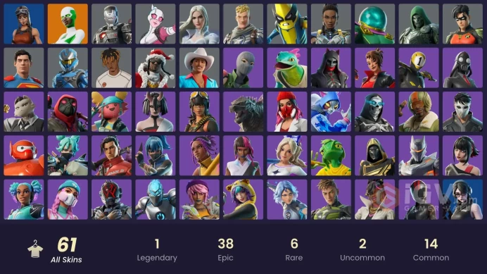 [ALL PLATFORMS]-61 SKIN-Renegade Raider-Jawbreaker-Tilted Trooper-Iridia Vayne-FULL ACCESS/LIFE TIME WARRANTY