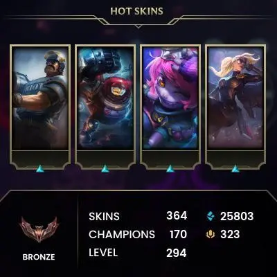 EUW EMAIL CHANGEABLE 364 SKINS 5 ULTIMATE 13 MYTHIC PRESTIGE: MF2X KAI'SA 2X DARIUS 5 VICTORIOUS  294 LVL 80 MYTHIC ESSENCE 75 little legends