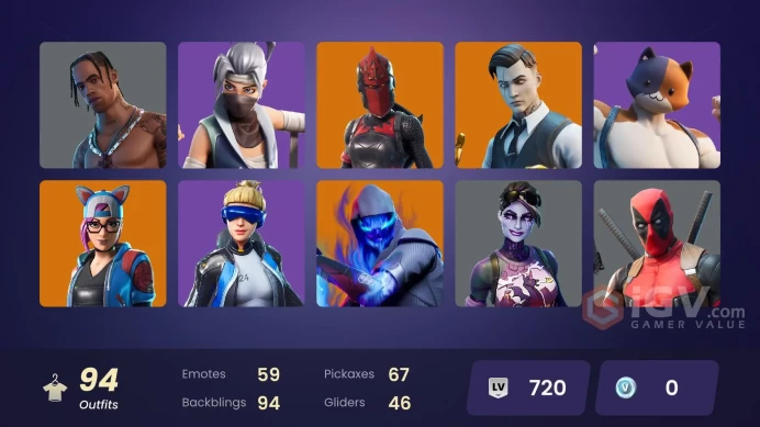 FA - [PSN/XBOX/SWITCH/PC] 95 skins | Neo Versa | Travis Scott | Astro Jack | Gold Midas | Gold Brutus | Carbon Commando | Trilogy