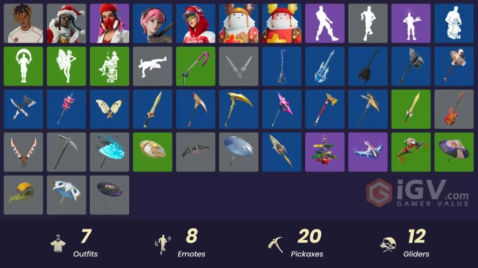 [PC/XBOX] 7 skins | Santa Dogg | Slayer Juice WRLD | Yulejacket | Guff Gringle | Mina Park | Arctic Adeline | Sled Ready Guff