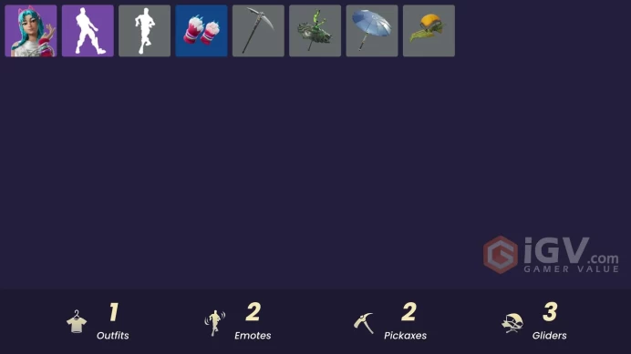 [PC/PSN/XBOX] 1 skins | Katalina | Gwenpool's Katanas | Katalina's Kit Bag | Kat Claws | Boogie Down | Doom Brella | Banner Icon | 0 VB