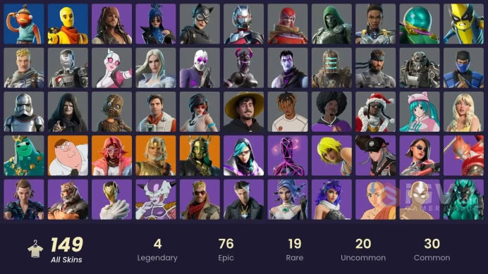 [ALL PLATFORMS]--149 SKIN--Scout-Champion KunO-MrBeast-Fishstick-FULL ACCESS/LIFE TIME WARRANTY