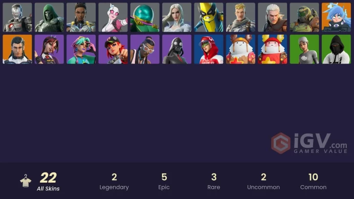 [PC/PSN/XBOX/NINTENDO]22 skins | The Ageless Champion | Nezumi | Black Queen | Illusory Mysterio | Black Panther Shuri) Classic Peelverine DU153