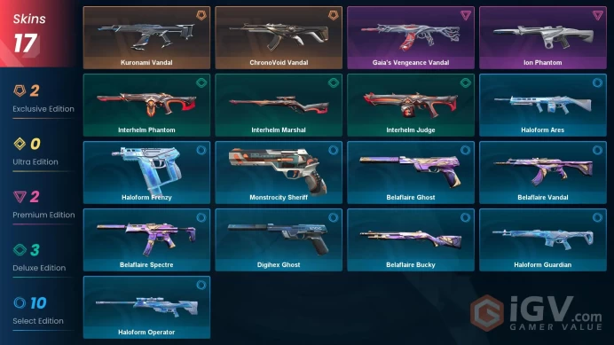 [AP] - SKINS 17 - ChronoVoid Vandal - Kuronami Vandal - Gaia's Vengeance Vandal - FULL ACCESS - INSTANT DELIVERY