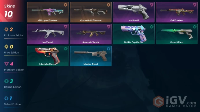 [NA] - SKINS 10 - Glitchpop Phantom - ChronoVoid Phantom - Oni Phantom - Aemondir Vandal - FULL ACCESS - INSTANT DELIVERY