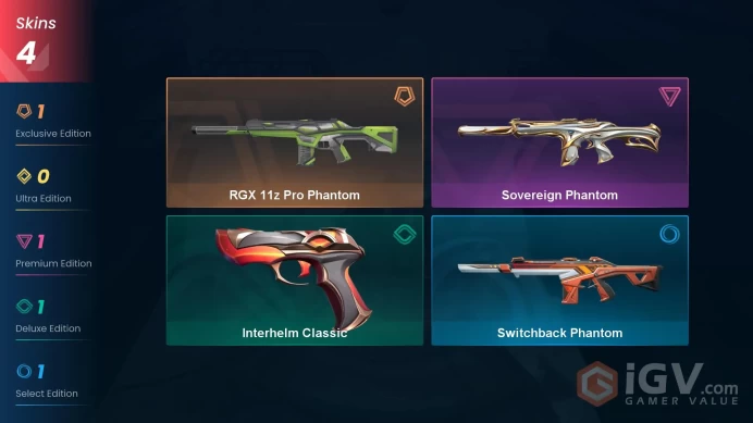 [EU\TURKEY] - SKINS 4 - RGX 11z Pro Phantom - Sovereign Phantom - FULL ACCESS - INSTANT DELIVERY