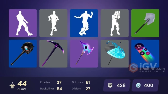 [ALL PLATFORMS] 44 skins | Modena Icon OG | 50K V-B SPEND | Joey | Kymera | Cuddle Team Leader | Dark Jonesy | Dark Red Knight | Dark Wild Card 