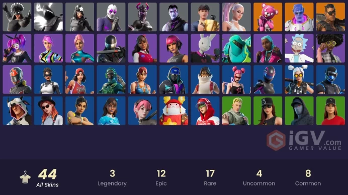 [ALL PLATFORMS] 44 skins | Modena Icon OG | 50K V-B SPEND | Joey | Kymera | Cuddle Team Leader | Dark Jonesy | Dark Red Knight | Dark Wild Card 