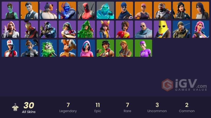[PSN/XBOX/PC] 30 skins | OG STW | Gold Midas | The Scientist | Sorana | Fusion | Gear Specialist Maya | Rippley vs Sludge | Deadpool | 360 VB