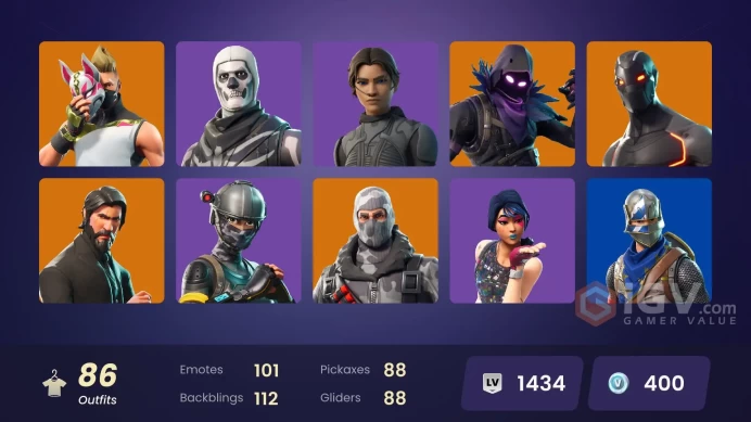 [ALL PLATFORMS]-86 SKIN-Sparkle Specialist OG-The Reaper OG-Blue Squire OG-Royale Knight OG-Elite Agent OG-Omega OG-Vertex-Oblivion-Chun-Li-