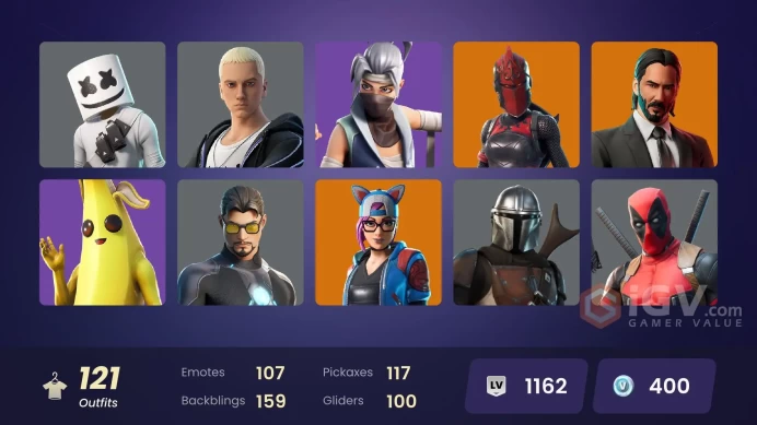 [ALL PLATFORMS]-121 SKIN-John Wick-Blue Striker-Prodigy-Red Knight-Son Goku-MJ (No Way Home)-Black Widow Outfit-J Balvin-Marshmello-FULL ACCESS