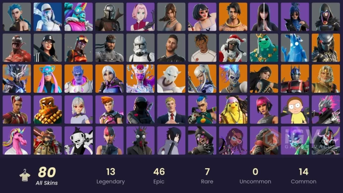[ALL PLATFORMS]-80 SKIN-ARCANE JINX-Lara Croft-Sakura Haruno-Sasuke Uchiha-FULL ACCESS/LIFE TIME WARRANTY