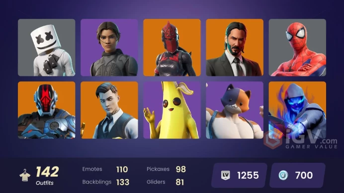 PC/PSN/Xbox/Nintendo 142 skins | OG STW | Chani | Gold Midas | John Wick | Blackheart | Rox | Torin | Kymera | Supersonic | Joey 