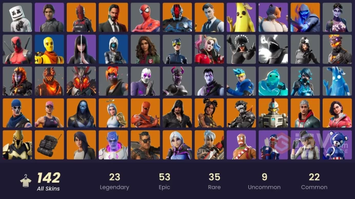 PC/PSN/Xbox/Nintendo 142 skins | OG STW | Chani | Gold Midas | John Wick | Blackheart | Rox | Torin | Kymera | Supersonic | Joey 