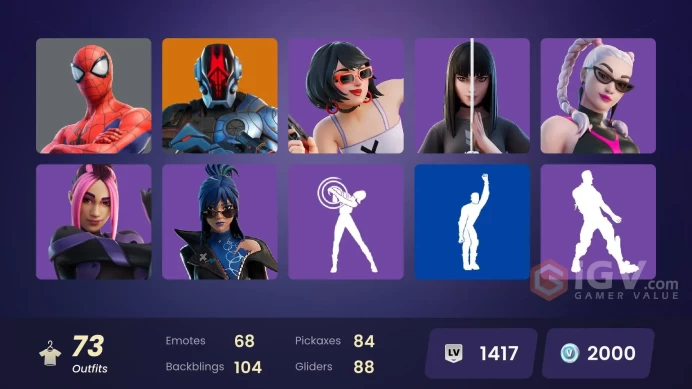 [XBOX/NINTENDO/PC]73 skins | Fixer | The Cube Queen | The Imagined | Malik | Ronin | Mizuki | The Foundation | Snap | The Origin CC165