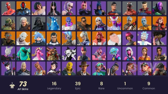 [XBOX/NINTENDO/PC]73 skins | Fixer | The Cube Queen | The Imagined | Malik | Ronin | Mizuki | The Foundation | Snap | The Origin CC165