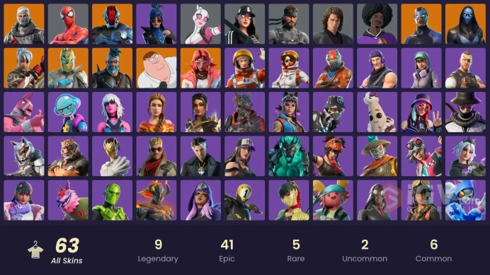 [NINTENDO/PSN/PC]63 skins | Sub Commander | Havoc | Carbide | Ronin | Spectra Knight | Omegarok | The Foundation | Omen MM 76