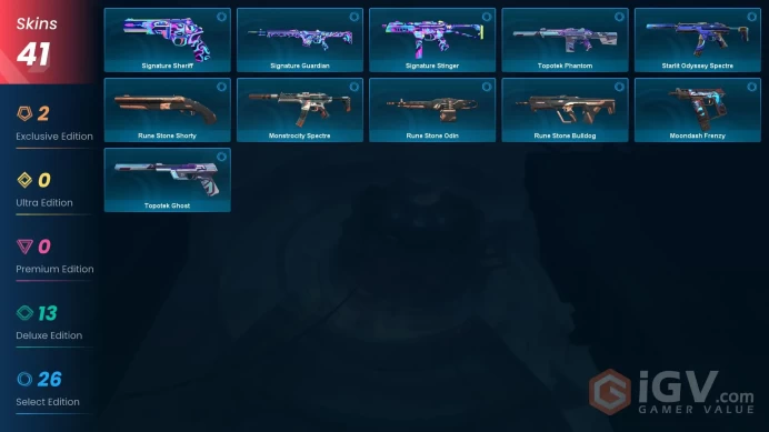 VALORANT | Tilde Knife | 41 skins | 130 LVL | Full access | Warranty ...