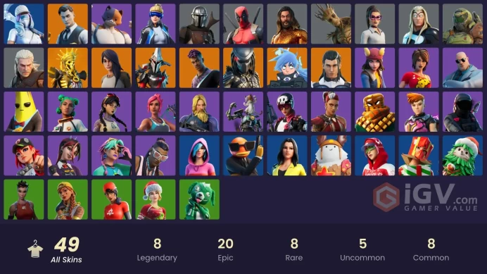 49 skins|Neo Versa|Gold Midas|Nezumi|Oro|Fade|Gear Specialist Maya|Predator LRR506 #yhni