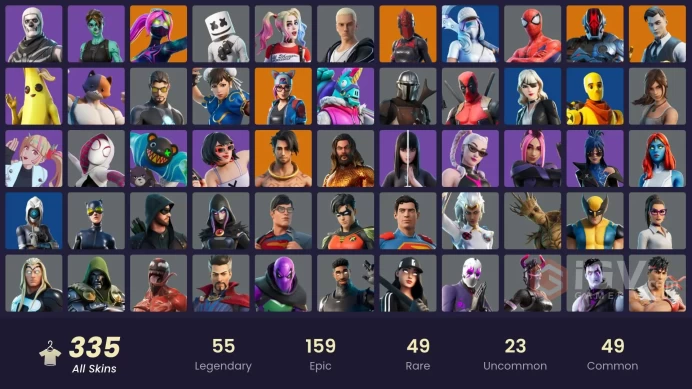 [ALL PLATFORMS]-335 Skin-165k V-B Spend-OG STW-Shogun OG-Leviathan Axe-Mogul Master (GER)(CAN)-Chun-Li-Skull Trooper-Ghoul Trooper-FULL ACCESS