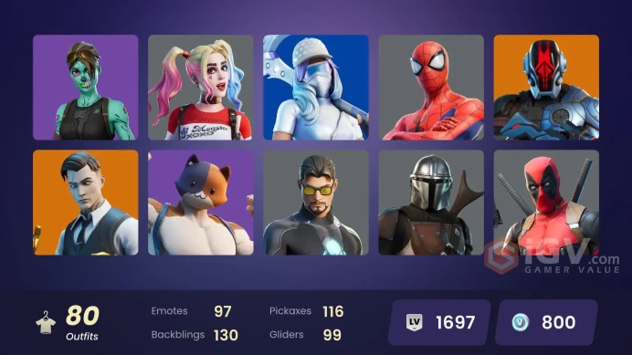 [All Platforms Available] 80 skins | Gold Brutus | Gold Meowscles | Gold Midas | Ronin | The Origin | Fade | The Imagined | 300 VB