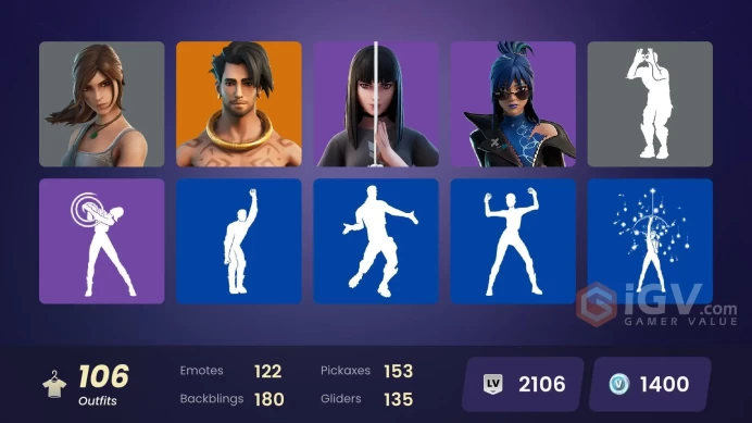 [All Platforms Available] 106 skins | Omegarok | Raz | Kado Thorne | The Ageless | Kymera | Spectra Knight | Mizuki | 1400 VB