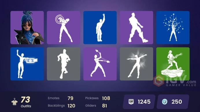 [All Platforms Available] 73 skins | Peter Griffin | Kado Thorne | Zeus | Valeria | Poseidon | Poe Dameron | Ahsoka Tano | 250 VB