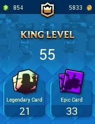 KT 15  | Level 55 |12 Evo Cards |(8Cards LvL15 || 32Cards LvL14) | 71 Emotes | 6 Tower Skins| Q590