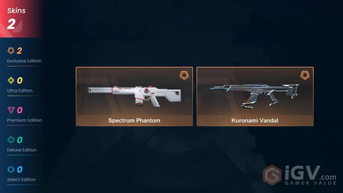 Na-Usa-Can | Kuronami Vandal | Spectrum Phantom | 2 Skins | Level 20 | Full Access