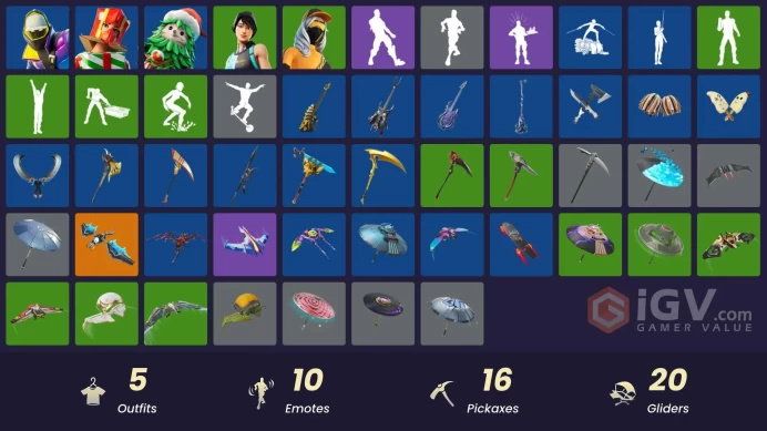[PSN/XBOX/PC] 5 skins | Subzero Cryptic | Holiday Boxy | Winterfest Bushranger | Slingshot | Runway Racer | Ruby Relic | Piñata Brian | 300 VB