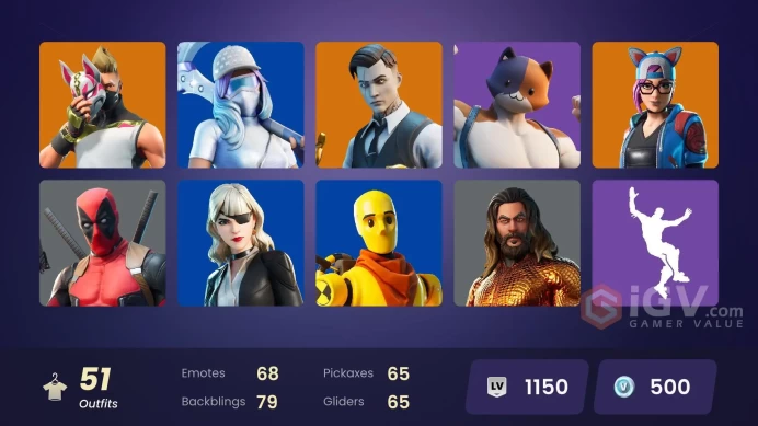 A531[PC/PSN/XBOX]51skins|Gold Midas|Rogue Agent|Gear Specialist Maya|Carbide|Lynx|Joltara|Drift|Zenith|Fade|Psylocke|Deadpool|Blaze