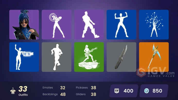 [PSN/XBOX/PC] 33 skins | Peter Griffin | Kado Thorne | Spectra Knight | Zeus | Poseidon | Solid Snake | Khaby Lame | Santa Dogg | 850 VB