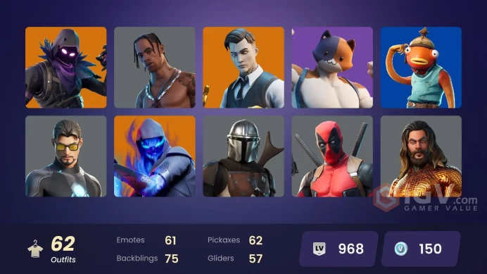 ALL PLATFORMS 62 skins | Travis Scott | Gold Midas | Raven | Fade | Mecha Cuddle Master | Predator | Sorana | Kymera | Gear Specialist Maya |