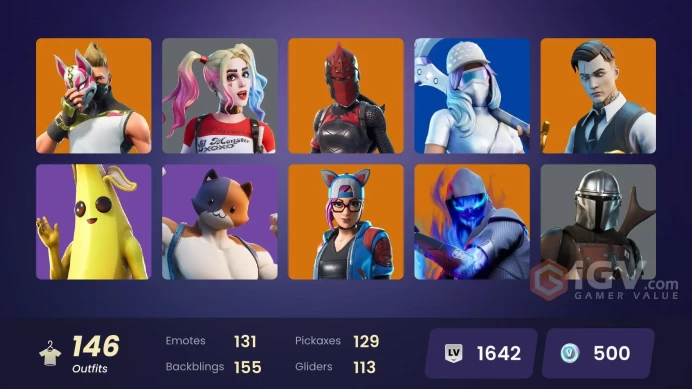 [PC/XBOX/NINTENDO] 146 skins | OG STW | Trilogy | Point Patroller | Carbon Commando | FNCS Holoflair | Reliant Bluemsh448