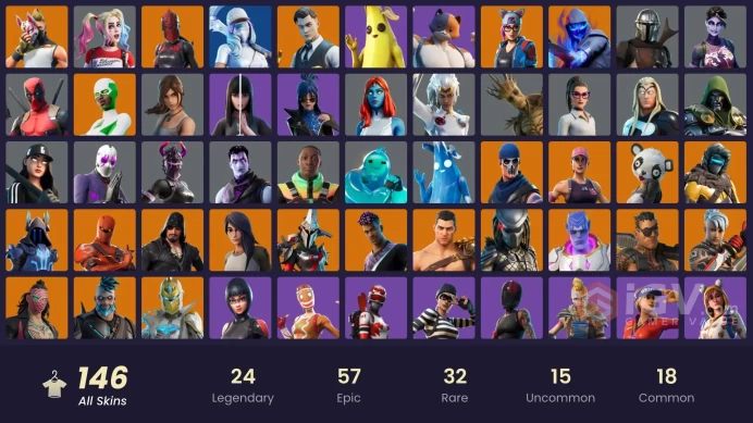 [PC/XBOX/NINTENDO] 146 skins | OG STW | Trilogy | Point Patroller | Carbon Commando | FNCS Holoflair | Reliant Bluemsh448