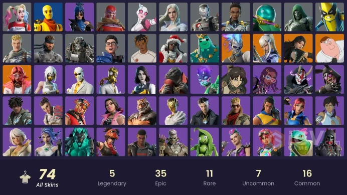 [PC/PSN] 73 skins | Bird Call | Aura | Eren Jaeger | Magmatic Mizuki | Burning Ambition Valeriamsh790
