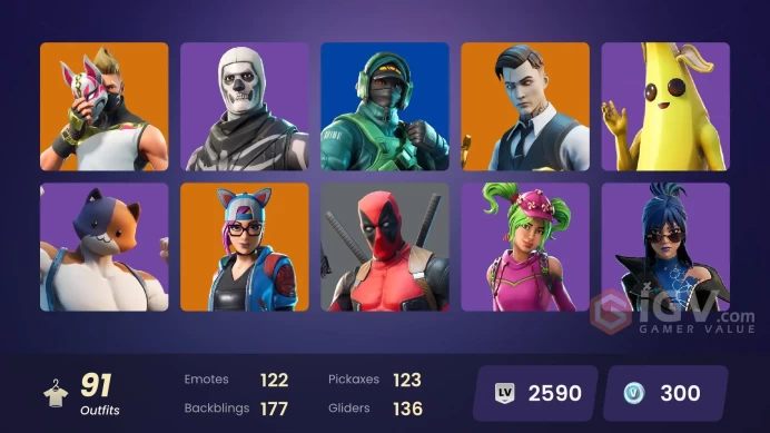 [ALL PLATFORMS]-91 Skin-Reflex-Hollowhead-Take The L-TNTina-Midas-The Prisoner-Brutus-FULL ACCESS-