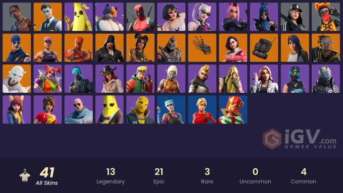 ALL PLATFORMS 41 skins | OG STW | Travis Scott | Ruin | Snap | Blackheart | Gear Specialist Maya | Luxe | Malik | 